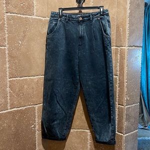 ZARA high rise jeans